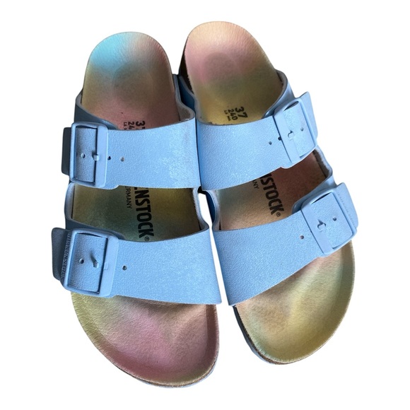 Birkenstock Arizona Blue Sandals - Picture 1 of 6